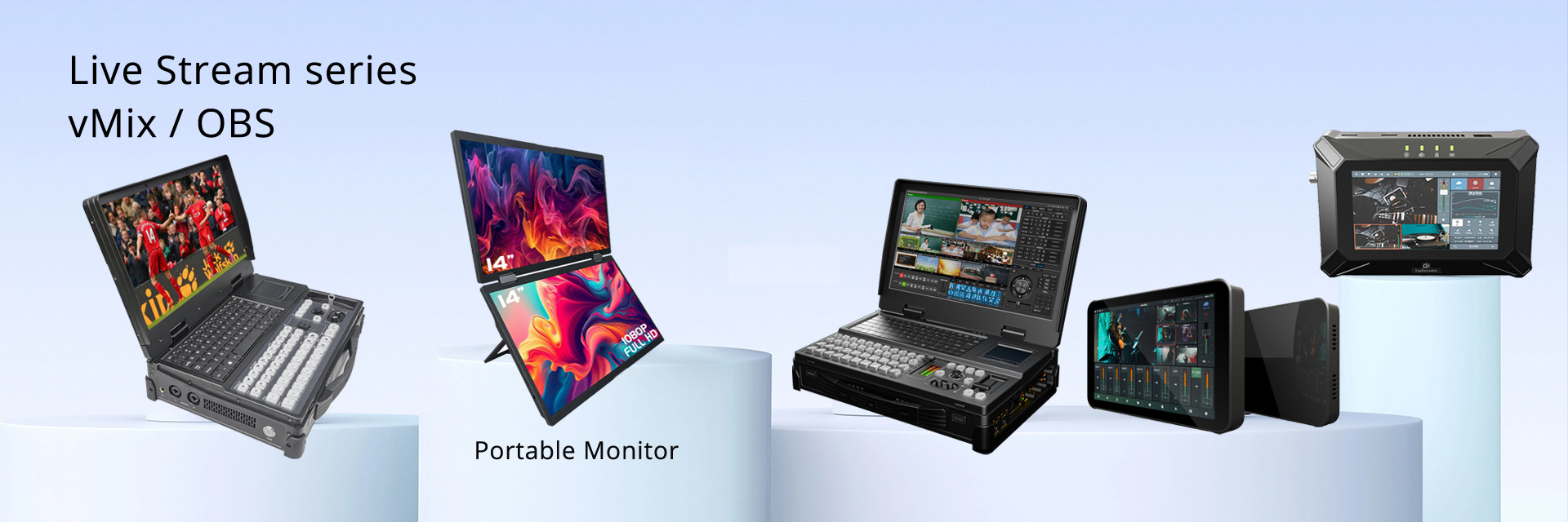 Qualidade Monitor portátil com tela dupla fábrica